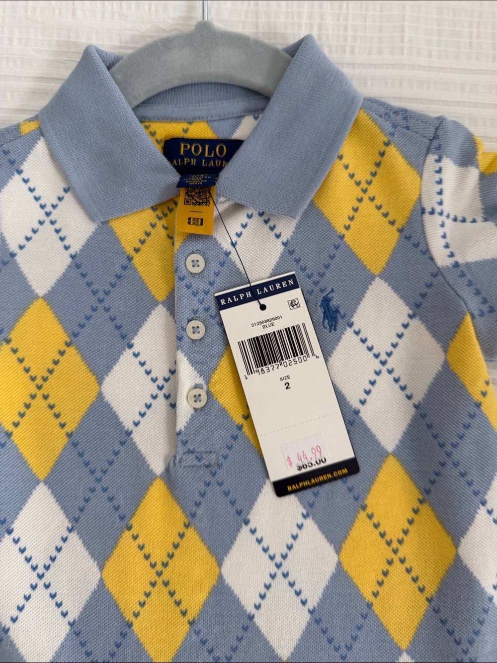 Polo Ralph Lauren Toddler Argyle Polo Dress - Picture 6 of 7